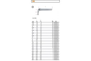 KLUCZ IMBUSOWY ''HEX'' TYP L 22MM BETA