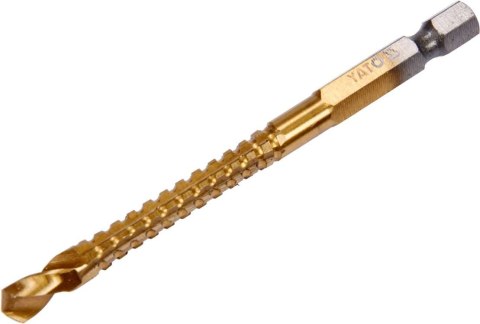 WIERTŁO FREZ DO METALU 6.0MM HSS-TIN HEX YATO