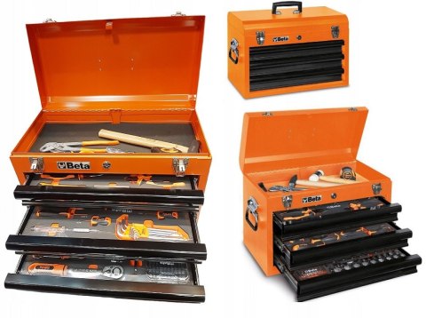 ZESTAW NARZĘDZI EASY 159 SZTUK W SKRZYNCE BETA