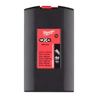 ZESTAW WIERTEŁ SDS+ MX4 7SZT 5,5 - 10 MM MILWAUKEE