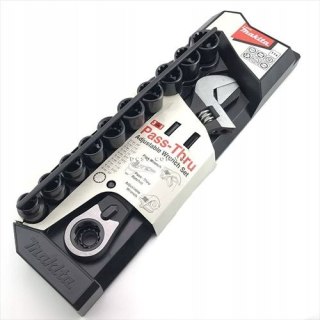 KLUCZ NASTAWNY 150MM Z GRZECHOTKĄ + NASADKI 11SZT MAKITA