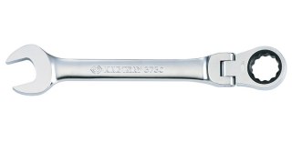 KLUCZ PŁASKO-OCZKOWY PRZEGUBOWY Z GRZECHOTKĄ 22MM KING TONY