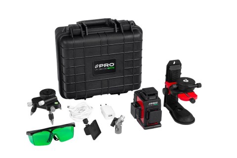 LASER PŁASZCZYZNOWY LK-360.3D GREEN + STATYW TR-450 PRO