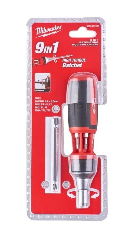 MULTI-WKRĘTAK Z GRZECHOTKĄ 9W1 MILWAUKEE
