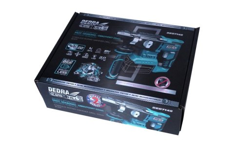 MŁOT UDAROWO-OBROTOWY 22MM 2.0J 18V SAS+ DEDRA