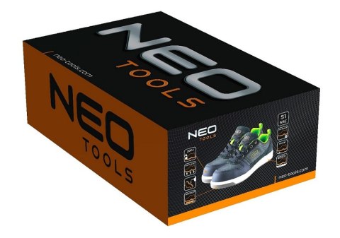 PÓŁBUTY ROBOCZE S1, PODNOSEK KOMPOZYTOWY, ROZM.42 NEO