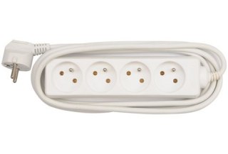 PRZEDŁUŻACZ ELEKTR./BIAŁY/ 5G Z/U 3M VOREL