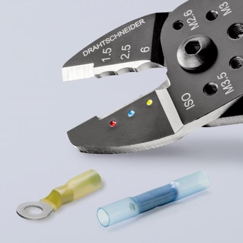 SZCZYPCE DO ZAGNIATANIA ZŁĄCZEK KABLOWYCH 0,5-6,0 MM KNIPEX