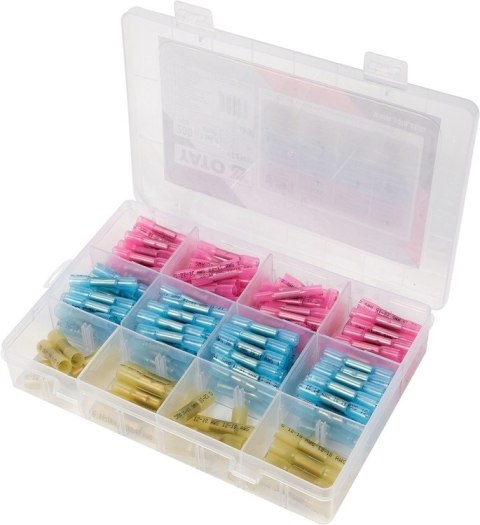 ZESTAW RUREK TERMOKURCZLIWYCH ZACISKOWYCH 0.5-6MM2., 200SZT YATO