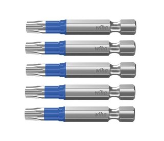 ZESTAW BITÓW T30*50MM. TORX, 1/4'' W KASECIE, 5 CZ. WIHA