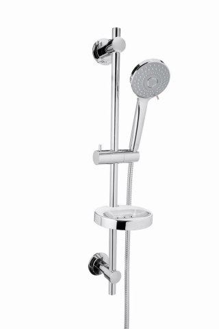 ZESTAW NATRYSKOWY NA DRĄŻKU Z PRZYSSAWKAMI MILOS 3F INVENA