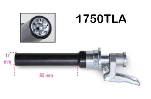 ZŁĄCZKA SAMOBLOKUJĄCA DŁUGA DO SMAROWANIA WYSOKOCIŚNIENIOWEG BETA