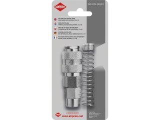 OKUCIE WĘŻA SPIRALNEGO 12*8 SZYBKOZŁĄCZE ZE SPRĘŻYNĄ AIRPRESS