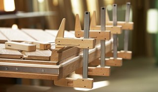 ŚCISK DŹWIGNIOWY STOLARSKI DREWNIANY HKL 600*110MM BESSEY