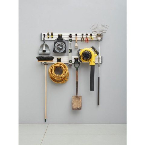 ZESTAW WIESZAKÓW Z LISTWAMI VERSA TRACK, 20 ELEMENTÓW STANLEY