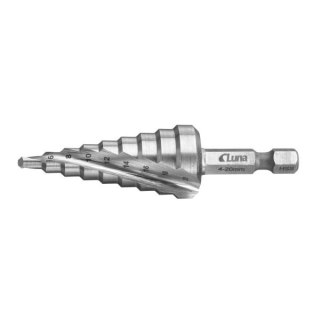 WIERTŁO STOPNIOWE 4-20 MM LUNA