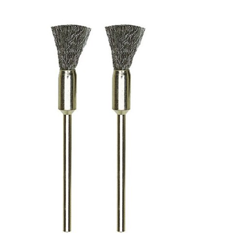 SZCZOTKI DRUCIANE 8 MM PĘDZLOWE INOX 2 SZT. PROXXON