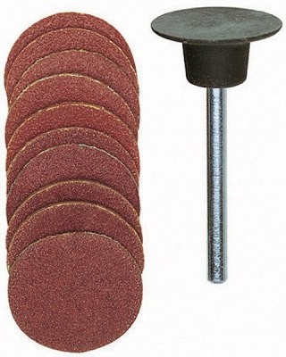 TARCZE SZLIFIERSKIE 18MM GR.120, 150,KORUND+TALERZ, 10SZT PROXXON