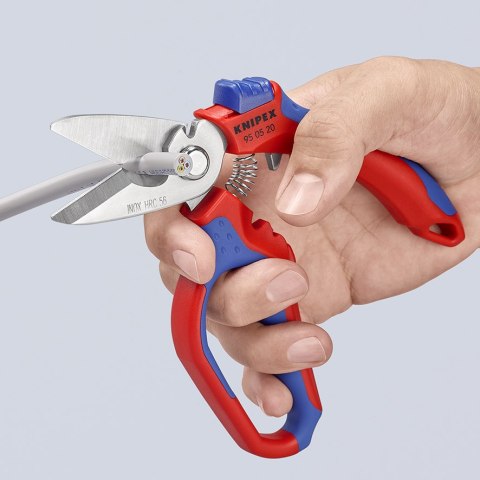 NOŻYCZKI KĄTOWE DLA ELEKTRYKÓW 160MM KNIPEX