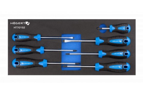 WKŁAD DO SZAFKI NARZĘDZIOWEJ EVA ZESTAW 7 WKRĘTAKÓW HOGERT