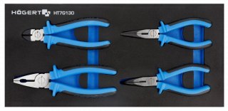 WKŁAD DO SZAFKI NARZĘDZIOWEJ EVA , ZESTW 4 SZCZYPIEC HOGERT