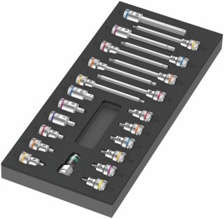 WKŁADKA PIANKOWA ZYKLOP 3/8''B, SET 1, 22CZ. WERA
