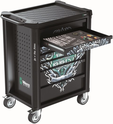 WÓZEK WARSZTATOWY 1 TOOL REBEL 9700 Z WYPOSAŻENIEM, 78CZ. WERA