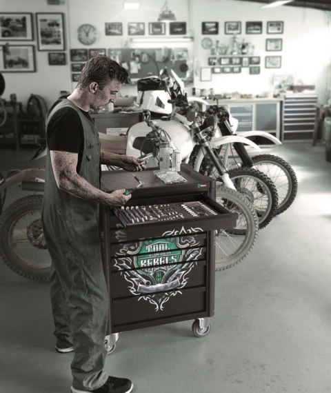 WÓZEK WARSZTATOWY 1 TOOL REBEL 9700 Z WYPOSAŻENIEM, 78CZ. WERA