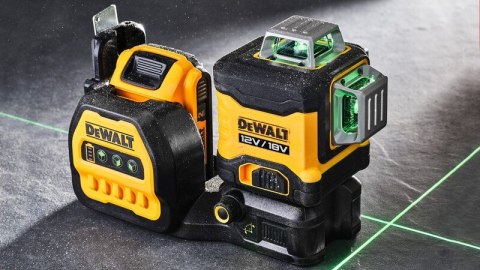 LASER LINIOWY 3-PŁASZCZYZNOWY 12/18V ZIE. WIĄZKA XR 1*2.0AH DEWALT