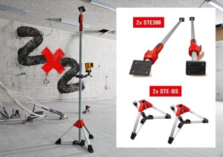 ZESTAW 2 PODPÓRKI SUFITOWE STE+2 STOJAKI SET BESSEY