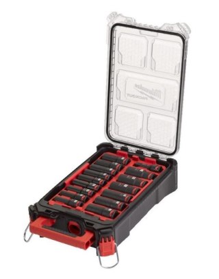 ZESTAW NASADEK UDAROWYCH 1/2'' 16 EL. PACKOUT MILWAUKEE