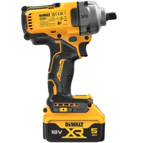 AKUMULATOROWY KLUCZ UDAROWY 1/2' XR 18V 2*5.0 AH 812 NM DEWALT
