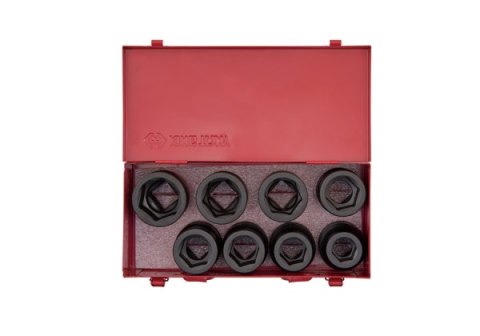 KPL.NASADEK UDAROWYCH 1'' 8CZ.KRÓTKIE 6-KĄTNE 24-41MM,KASETA KING TONY