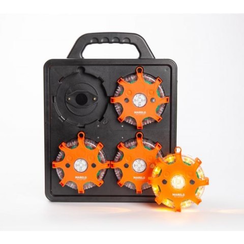 KRĄŻKI ŚWIETLNE GLOW - ZESTAW (8 SZT.) MARELD