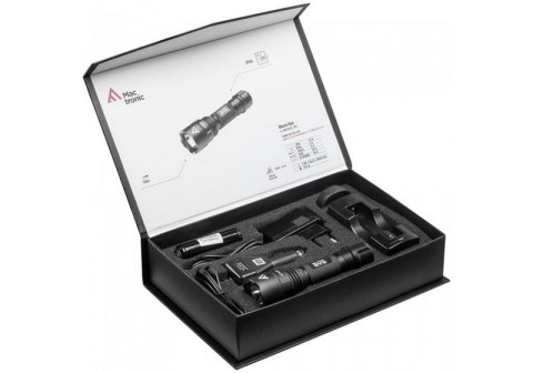 LATARKA RĘCZNA BLACK EYE 420LM 230V-12V MACTRONIC