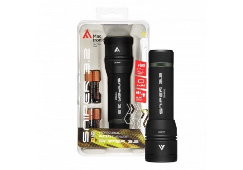 LATARKA RĘCZNA SNIPER 3.2, 420ML 4*AAA MACTRONIC