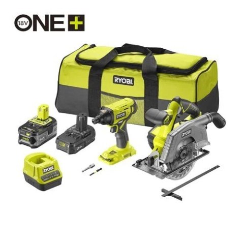 ZESTAW ELEKTRONARZ. AK. R18CSPID2-252S 18V 1*2.0 AH 1*5.0AH RYOBI