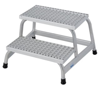 SCHODKI MONTAŻOWE KRATA ALUMINIOWA STABILO 2 STOPNIE KRAUSE