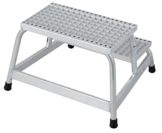 SCHODKI MONTAŻOWE KRATA ALUMINIOWA STABILO 2 STOPNIE KRAUSE