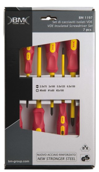 ZESTAW WKRĘTAKÓW W IZOLACJI 1000V, 7SZT. BETA