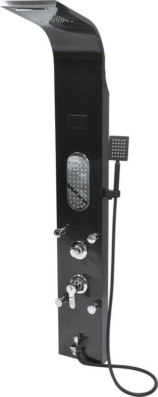 PANEL PRYSZNICOWY STEELY 5 BLACK TITANIUM FALA