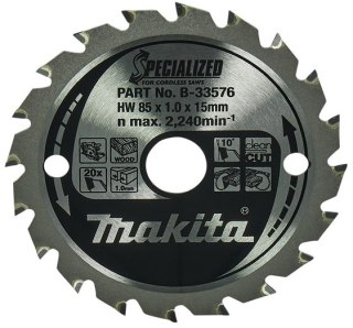 PIŁA SPIEKOWA SPECJALIZED 85*15/20Z MAKITA