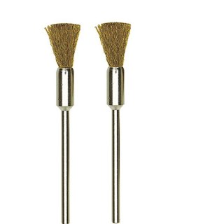 SZCZOTKI DRUCIANE 8MM PĘDZLOWE MOSIĄDZ 2 SZT. PROXXON