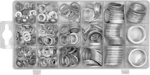 ZESTAW PODKŁADEK ALUMINIOWYCH 450 SZT. MIX ROZMIARÓW YATO