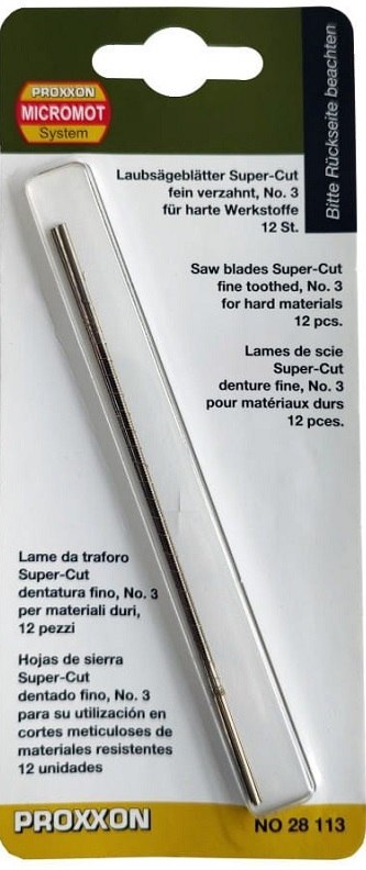 BRZESZCZOTY DO WYRZYNARKI, 41 ZĘBÓW, 12 SZT. PROXXON