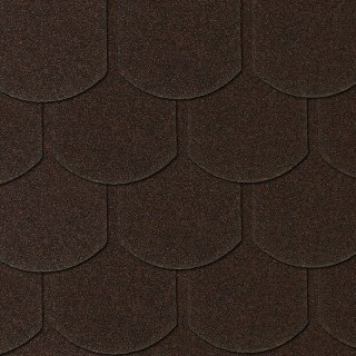 GONT KARPIÓWKA BRĄZ 1 SZT = 0,16M2, 1 OPK. = 3,85M2 TYTAN