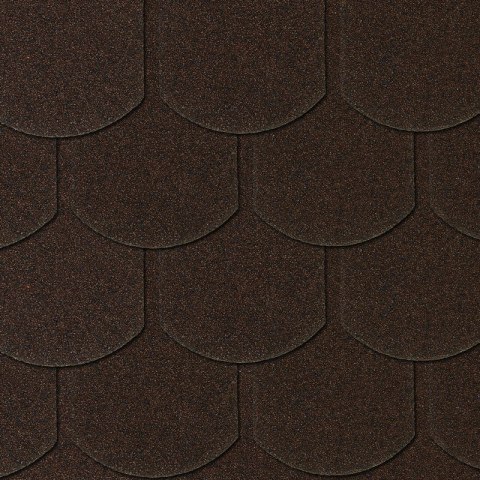 GONT KARPIÓWKA BRĄZ 1 SZT = 0,16M2, 1 OPK. = 3,85M2 TYTAN