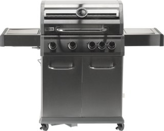 GRILL GAZOWY 4+1 STAL NIERDZEWNA 14.2KW, Z SZYBĄ YATO