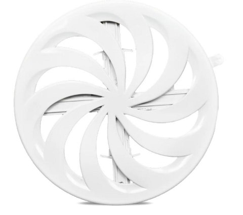 KRATKA WENTYLACYJNA OKRĄGŁA ZAMYKANA,REGULOW.80-150MM BIAŁA AIR ROXY