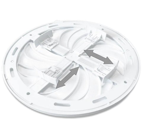 KRATKA WENTYLACYJNA OKRĄGŁA ZAMYKANA,REGULOW.80-150MM BIAŁA AIR ROXY